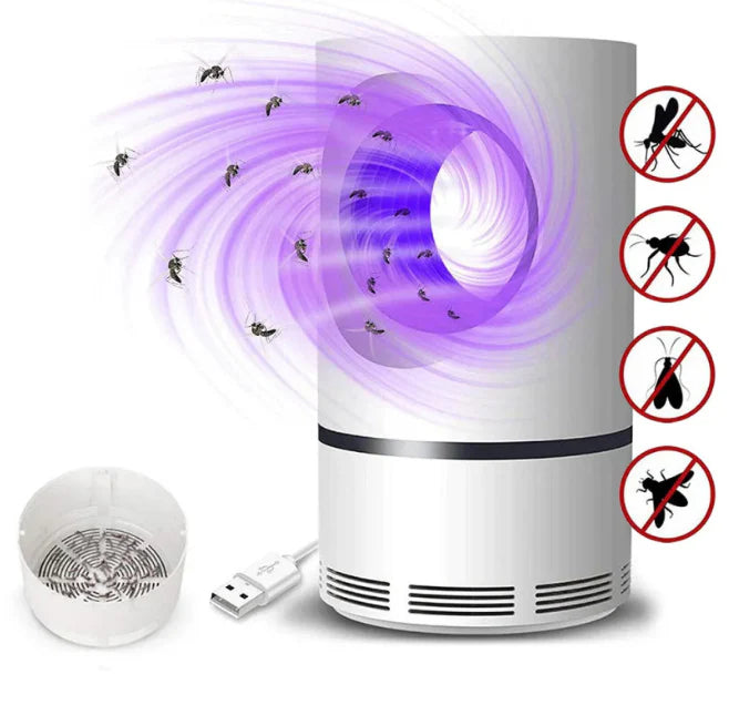 Lampara LED Atrapa Mosquitos USB