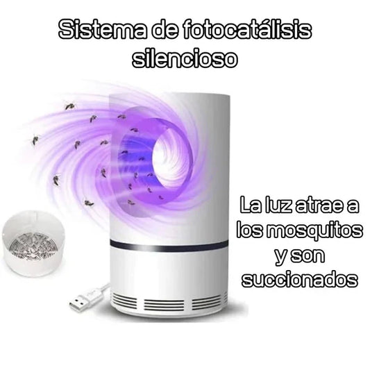 Lampara LED Atrapa Mosquitos USB
