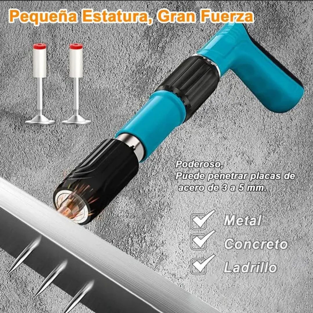 Pistola de Clavos de Alta Presión (Kit y Clavos de Regalo)🎁