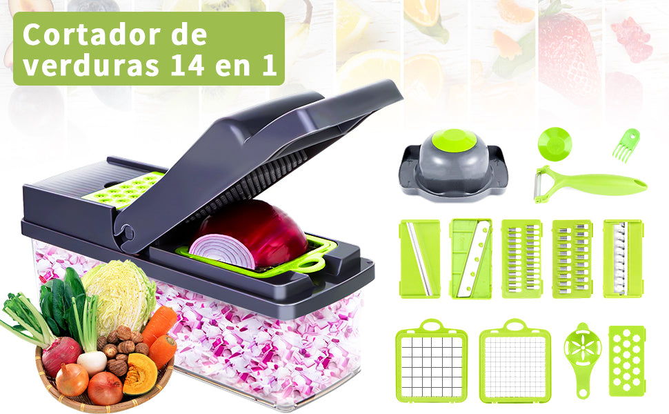 Picador Cortador Verduras 14 en 1