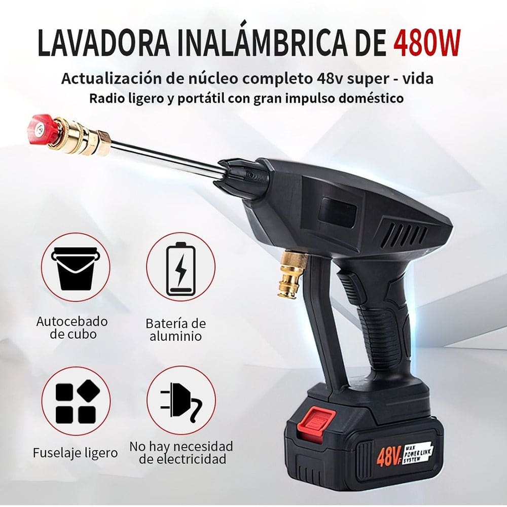 HIDROLAVADORA INALAMBRICA 48V