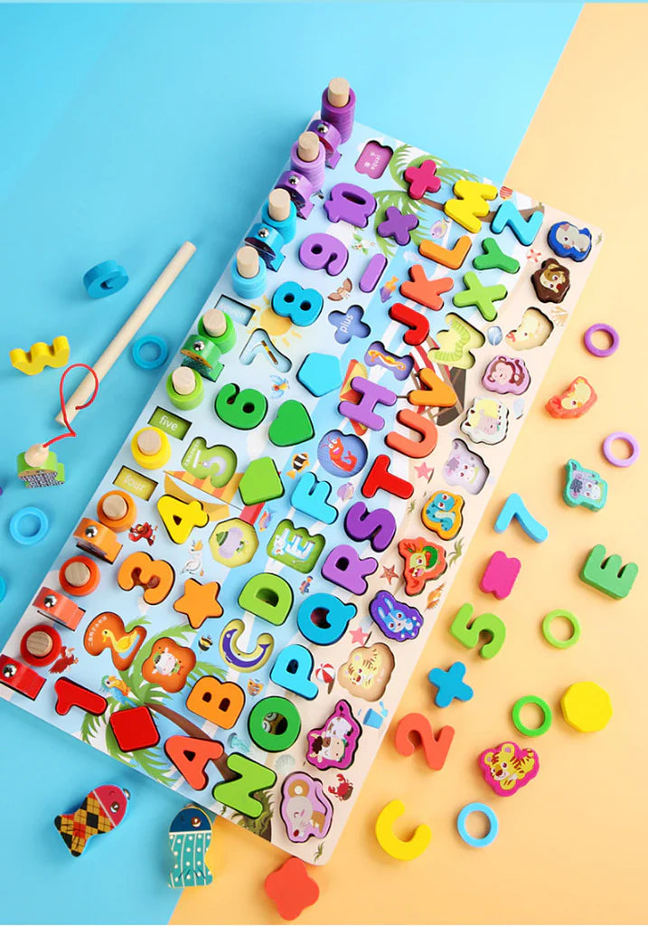 Tablero de juego y aprendizaje 7 En 1 Montessori